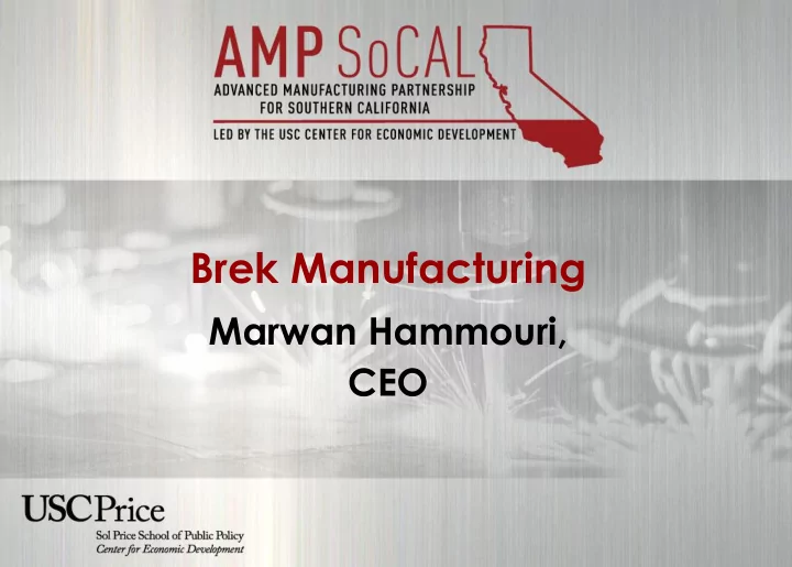 brek manufacturing