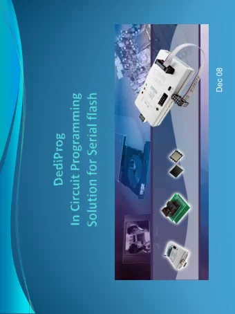 Dec 08 In Circuit Programming method (ICP) Introduction  g  g  (  )  Benefit of the highest update