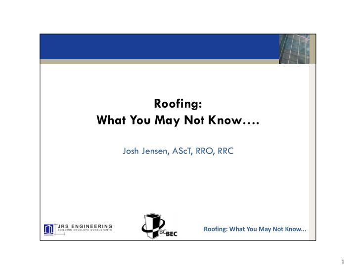 roofing roofing what you may not know