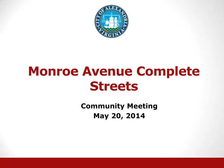 monroe avenue complete