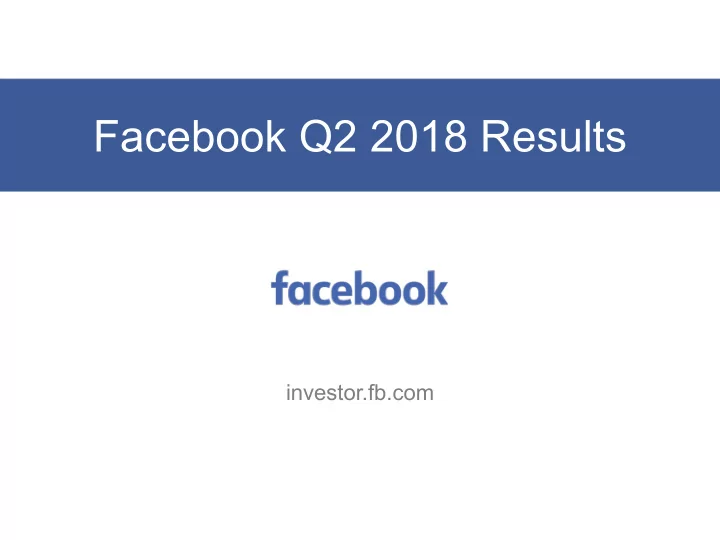facebook q2 2018 results
