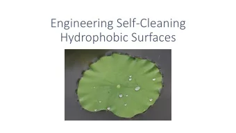 Hydrophobic Surfaces  Nanoscale  Nanoscale: nanomaterials that typically measure between 1 nm and