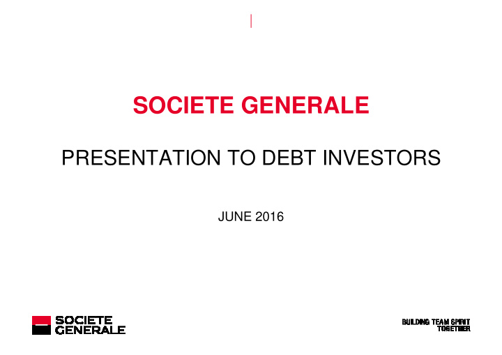 societe generale