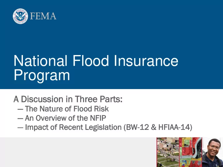 national flood insurance program