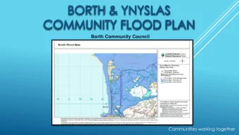 Borth Community Council  Communities working together Partnership  Experience  Local