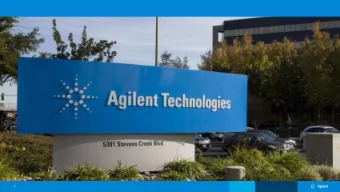 1  Agilent Press Conference  Naomi Goumillout  Global Manager, Public Relations  ASMS Media Room on