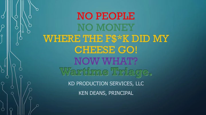 no money