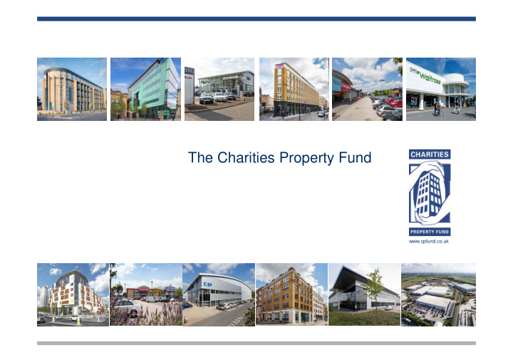 the charities property fund