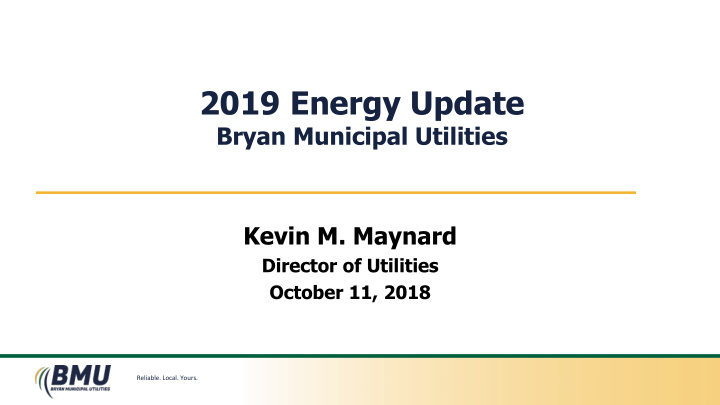 2019 energy update