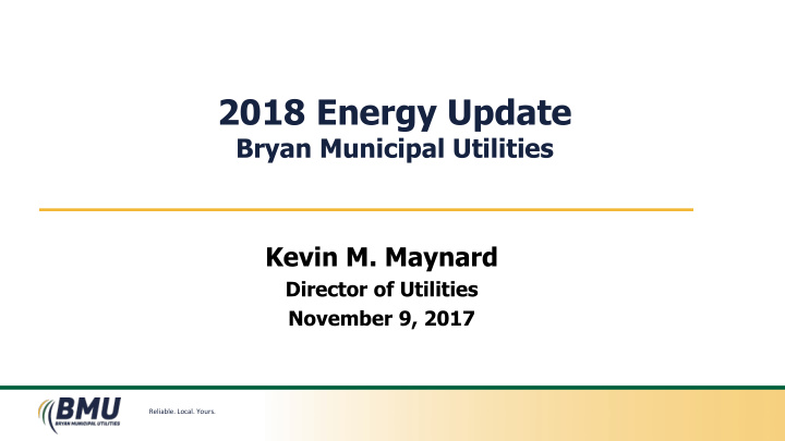 2018 energy update