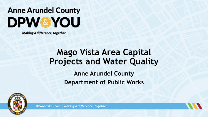 projects and water quality