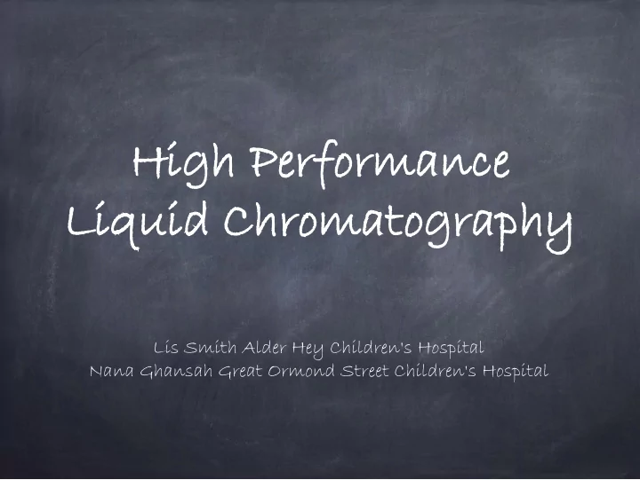 hi high per gh performanc formance e