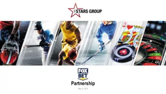 Partnership  May 9, 2019  CAUTIONARY NOTE REGARDING FORWARD  LOOKING STATEMENTS AND OTHER