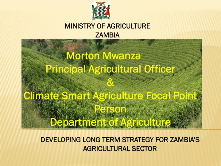 mo morton mw mwan anza pr principal agricultural o