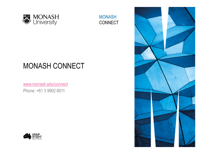 monash connect