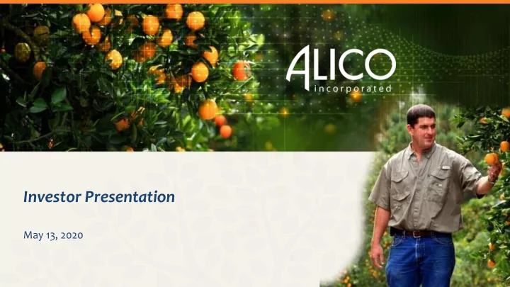 investor presentation