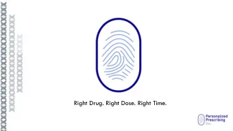 Right Drug. Right Dose. Right Time.  Mental Health Issues In Canada  1 in 5 people suffer from