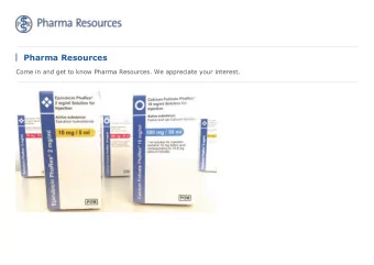 Pharma Resources  Come in and get to know Pharma Resources. We appreciate your interest.  Welcome