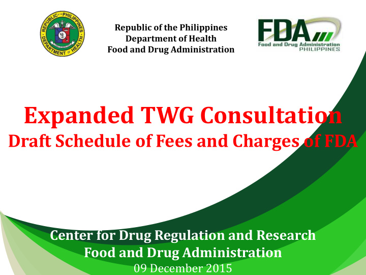 public consultation expanded twg consultation
