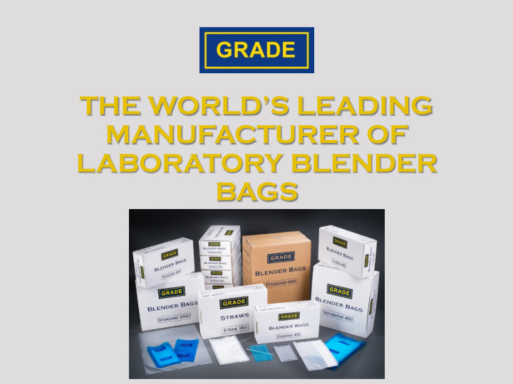 the world s leading manufacturer of laboratory blender
