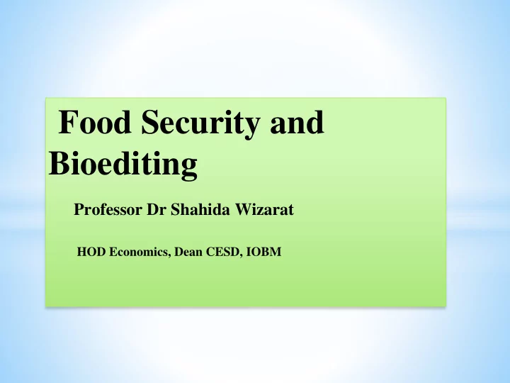 bioediting
