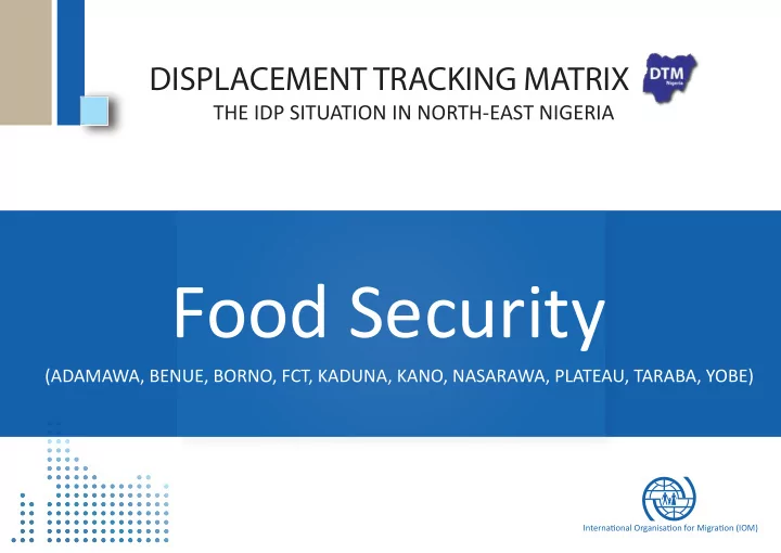 food security