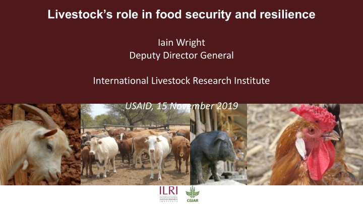 livestock s role in food security and resilience