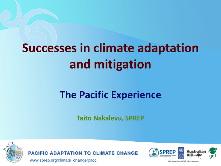 successes in climate adaptation and mitigation