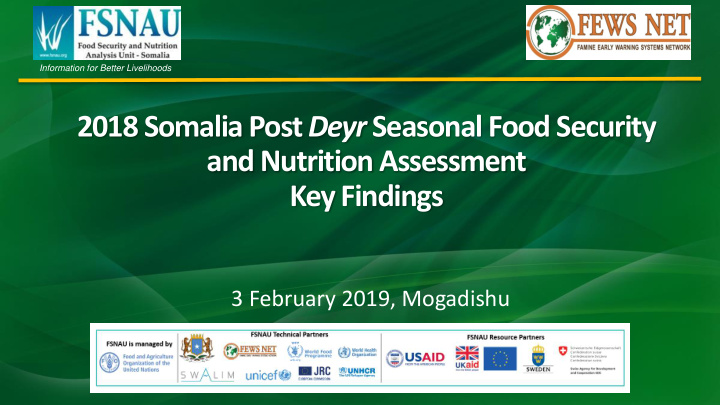 2018 somalia post deyr seasonal food security