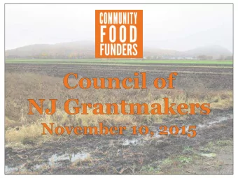 Food Funder Compass  www.impact.upenn.edu/report/food_funder_compass/  Within each impact area,
