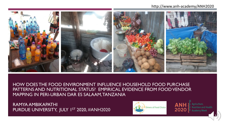 how does the food environment influence household food