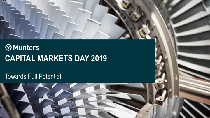 capital markets day 2019