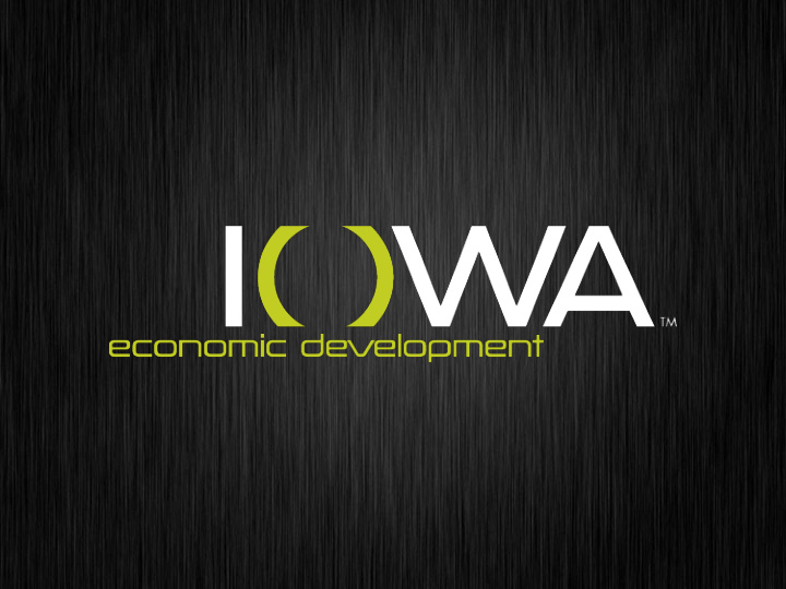 presented by iowa economic development authority february