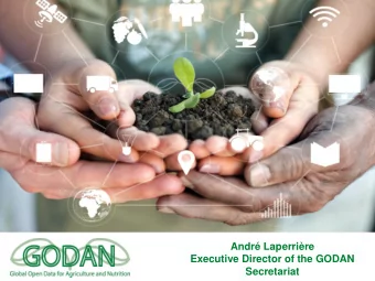 Executive Director of the GODAN  Secretariat  Open data to address global issues  2050:  Population