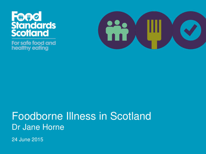 foodborne illness in scotland