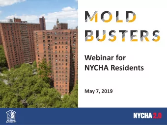 Webinar for  NYCHA Residents  May 7, 2019  Mar  arlon  on F  For  orbes  Mar  arvin J  Jean  an-Ja