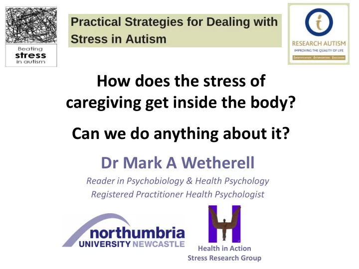 caregiving get inside the body