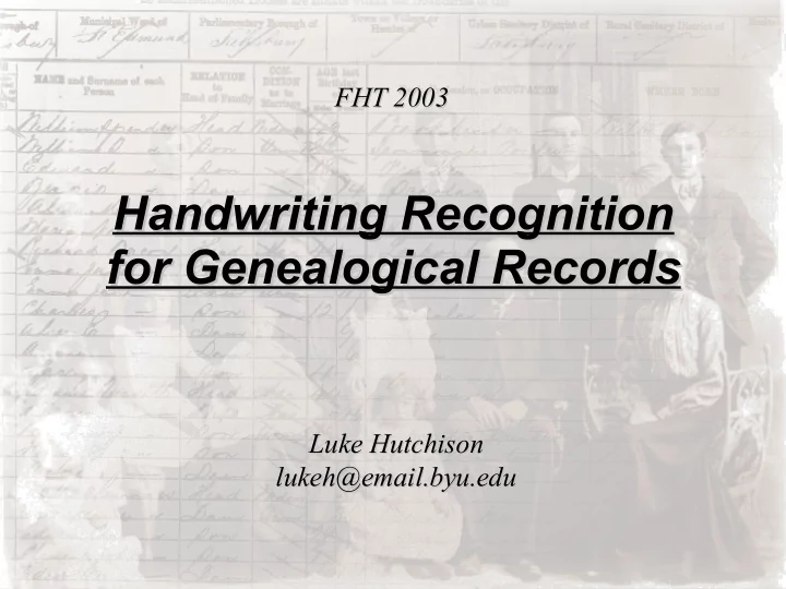 handwriting recognition handwriting recognition for