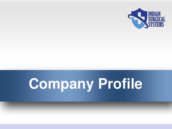 company profile presentation outline