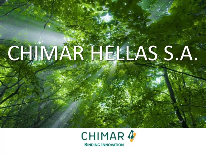 chimar hellas s a
