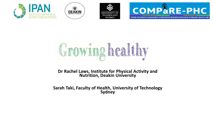 dr rachel laws institute for physical activity and