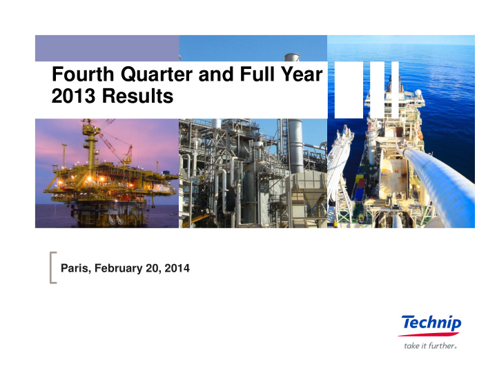 fourth quarter and full year providing solutions 2013