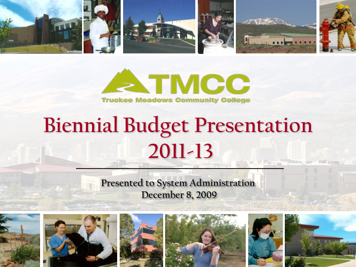 biennial budget presentation 2011 13