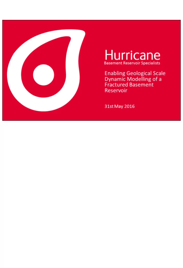 abstract submitted to the spe along with information on