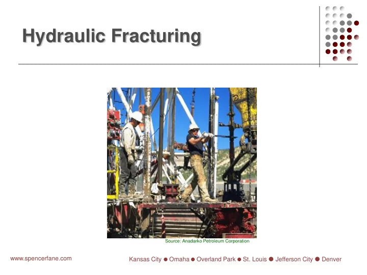 hydraulic fracturing