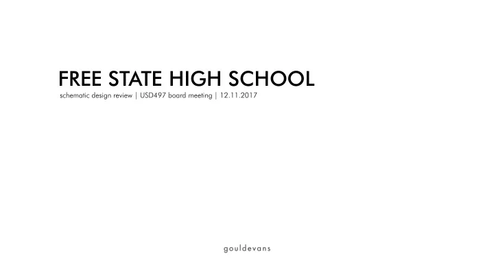free state high school