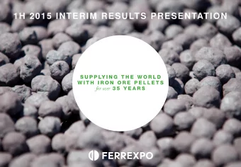 1H 2015 INTERIM RESULTS PRESENTATION  D I S C L A I M E R  This document is being supplied to you