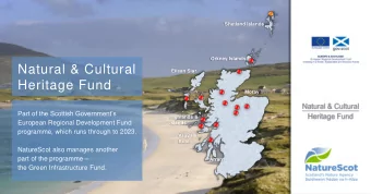 Heritage Fund  Moray  Part of the Scottish Governments  Highlands &amp;  European Regional