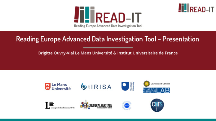 reading europe advanced data investigation tool