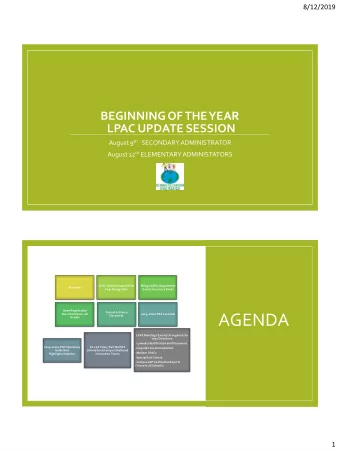 AGENDA  Documentation-All  2019-2020 LPAC Calendar  Document  Grades  LPAC Meetings/ Events